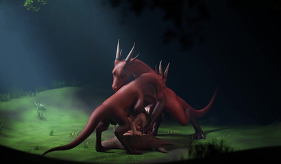 Group Furry Porn - Dragons Fuck Dog In The Woods