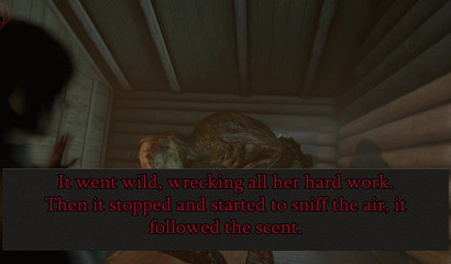 Bastard monster fucks a young brunette with a beautiful ass