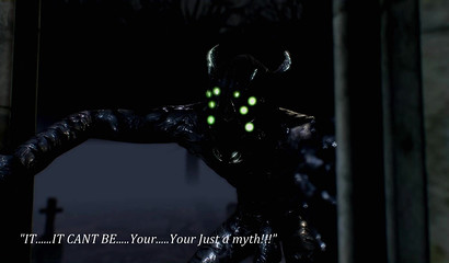 Swamp monster fucks a young girl in lingerie