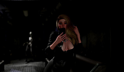 Horrible monster rapes beautiful girl in panties on the subway