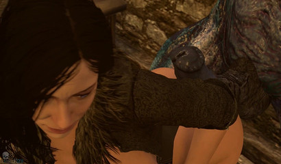 Yennefer of Vengerberg Sucks Monster Long Dick (The Witcher)