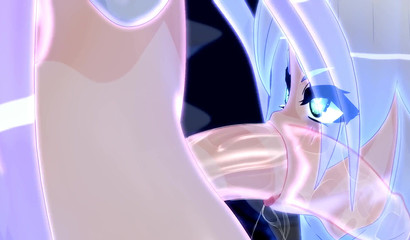 Futanari Throat Fucks Young Anime Girlfriend