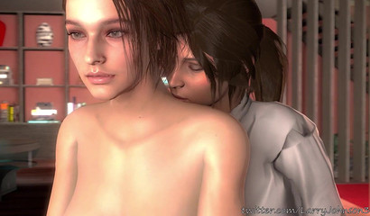 Jill Valentine Porn Lesbian - Jill Valentine & Lara Croft Animated Lesbian Sex