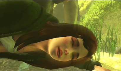 Monster fucks girl hard to lay an egg