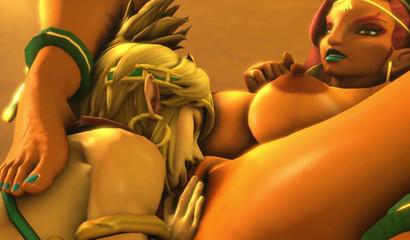 Young Futa Fucks Big Butt Redhead Lady