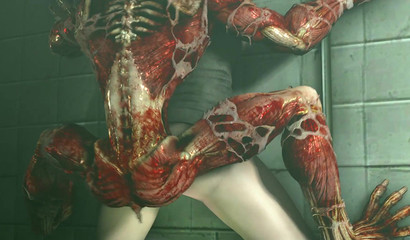 Dangerous Tunnel - Monster Fucks Young Wall Girl