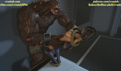 Monster Bandit Fucks Tied Young Girl Hard (Batman)