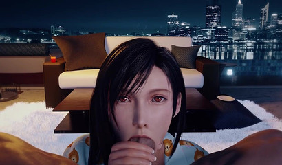 Tifa Lockhart Sucks Guy's Big Cock POV (Final Fantasy)