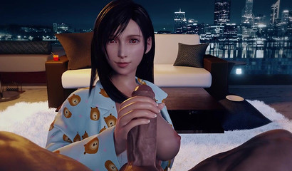 Tifa Lockhart Sucks Guy's Big Cock POV (Final Fantasy)