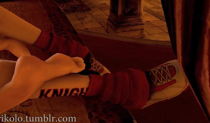 Three Futanari Fuck In All Holes With Big Cocks (Mass Effect)