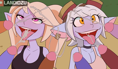 Porn cartoon with heroes of League of Legends