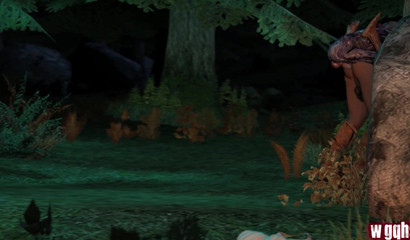 Monsters fuck blonde Cyril while Geralt sleeps (The Witcher)