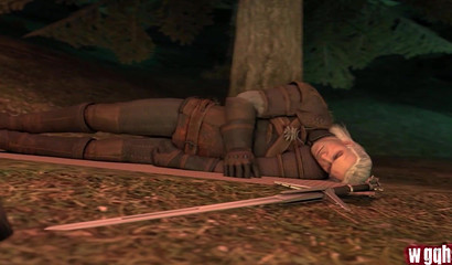 Monsters fuck blonde Cyril while Geralt sleeps (The Witcher)