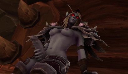 Sylvanas Windrunner Fucks Redhead Assumi in Shackles (World of Warcraft)