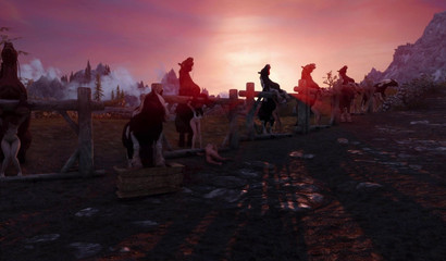 Horses fuck tied girls and fill them with cum