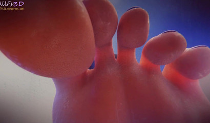 Virtual assistant shows beautiful toes