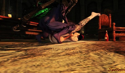 Futanari Succubus Fucks Anime Girl With Tattoos (Skyrim)