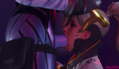 Futanari Widowmaker Fucks Overwatch Hottie Mercy