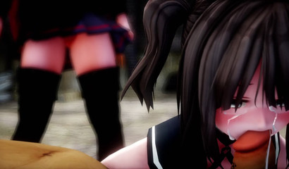 Futa fucks teen girl in striped stockings (World of Warcraft)