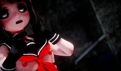 Futa fucks teen girl in striped stockings (World of Warcraft)