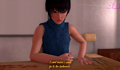 Young Futanari Students Fuck In Class