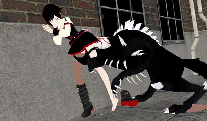 Black monster rapes a student in hard hentai porn