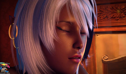 Slave submissively doggystyled his mistress in hot 3D cartoon