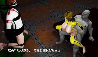 Busty 3D brunette gets fucked by an alien on a spaceship