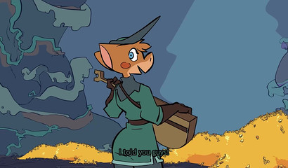 Big dragon rides cock to hot orgasm