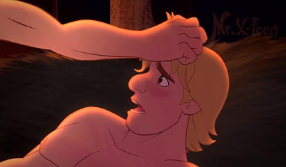 Porn cartoon with gay Kristoff and Flynn Ryder