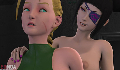 Street Fighter Animated Porn With Brunette Juri And Blonde