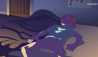 Sexy vampire suck and ride cock in hot porn cartoon