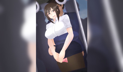 Public rape of an anime girl in a japanese subway