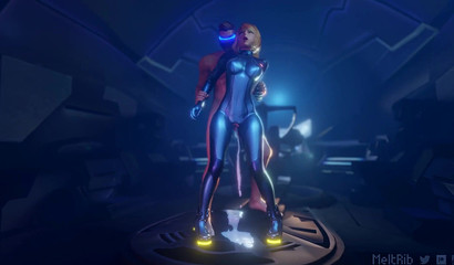 Metroid's busty blonde Samus Aran nasty rape