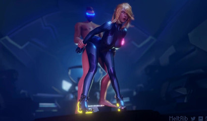 Metroid's busty blonde Samus Aran nasty rape