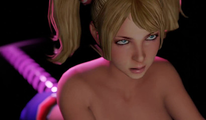 Hareketli Sarışın DP Seks Makinesi DP