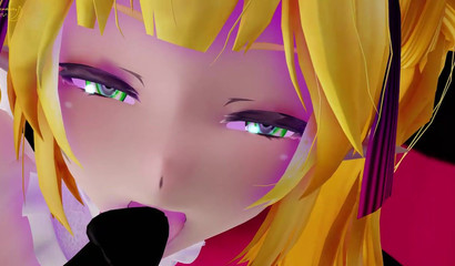 Huge Fly Cock Penetrating Blonde Animated Pussy