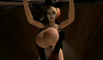 Busty Harley Quinn gets ass fucked by a horse in porn cartoon