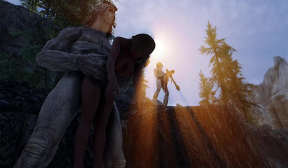Giants rape girls in animated 3D porn Skyrim