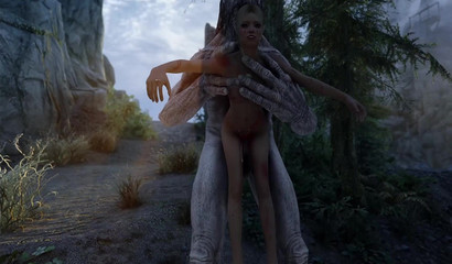 Giants rape girls in animated 3D porn Skyrim