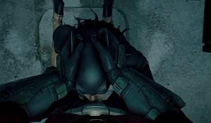 Batgirl Sucks Your Cock In Animated POV Porn