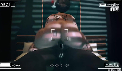 She rides cock like a horsewoman, fat brunette Mei from Overwatch