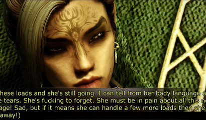 Pregnant 3d blonde rides busty shemale big cock