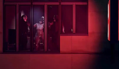 Fatty Mei from the Overwatch video game and her gangbang with bandits