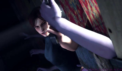 Teen Claire Redfield gets nasty doggystyle fucked on special assignment