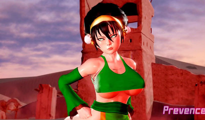 Big Booty Cartoon Brunette Performs A Horny Twerk