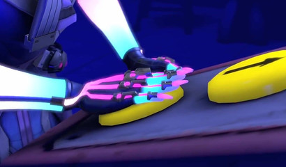 Creamy pussy Sombra after sex with futa D.Va