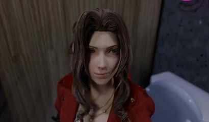 Toilet Blowjob by Girl Iris Gainsborough, Final Fantasy Porn