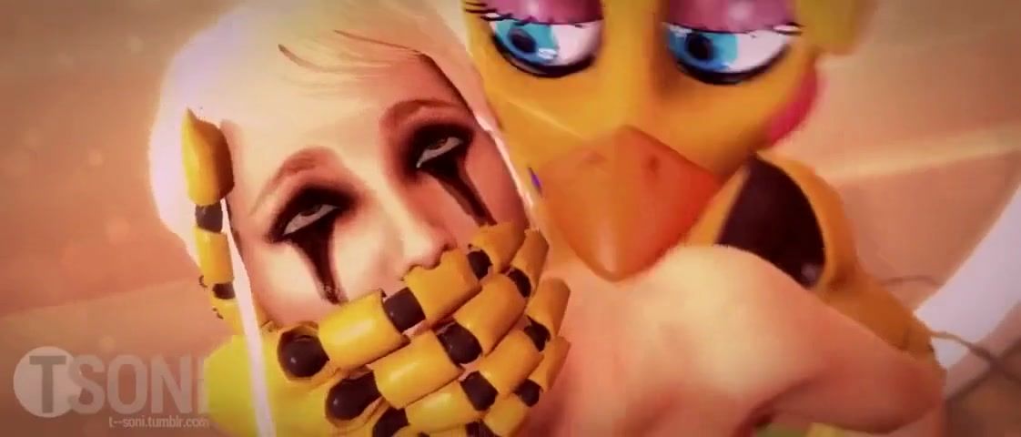 1122px x 480px - Blonde with dripping mascara endures painful anal in animated porn