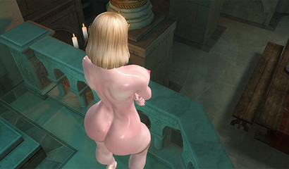 Futanari jester fuck queen with princess in group sex